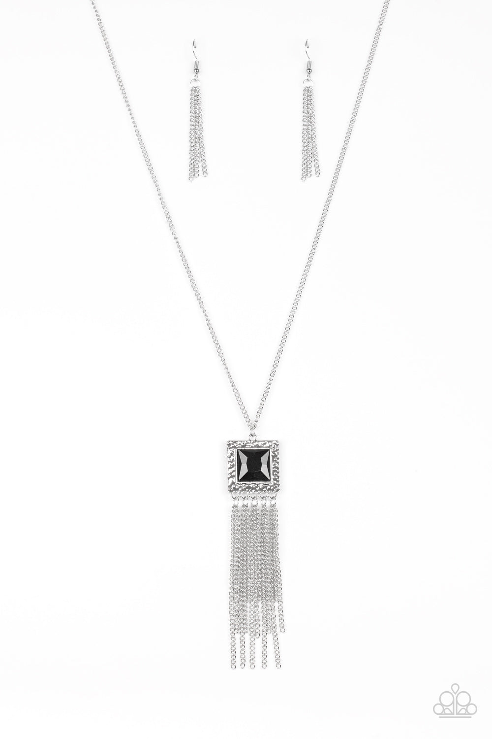 Shimmer Sensei - Black necklace