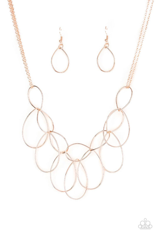 Top-TEAR Fashion - Rose Gold necklacel