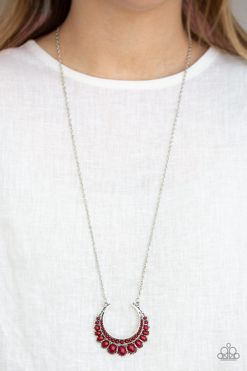 Count To ZEN Necklace - Red