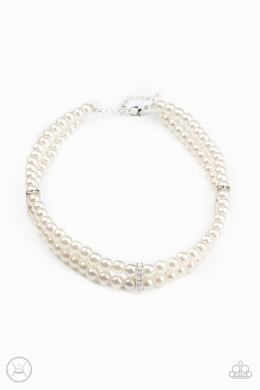 Paparazzi Pearls - Put On Your Party Dress - White