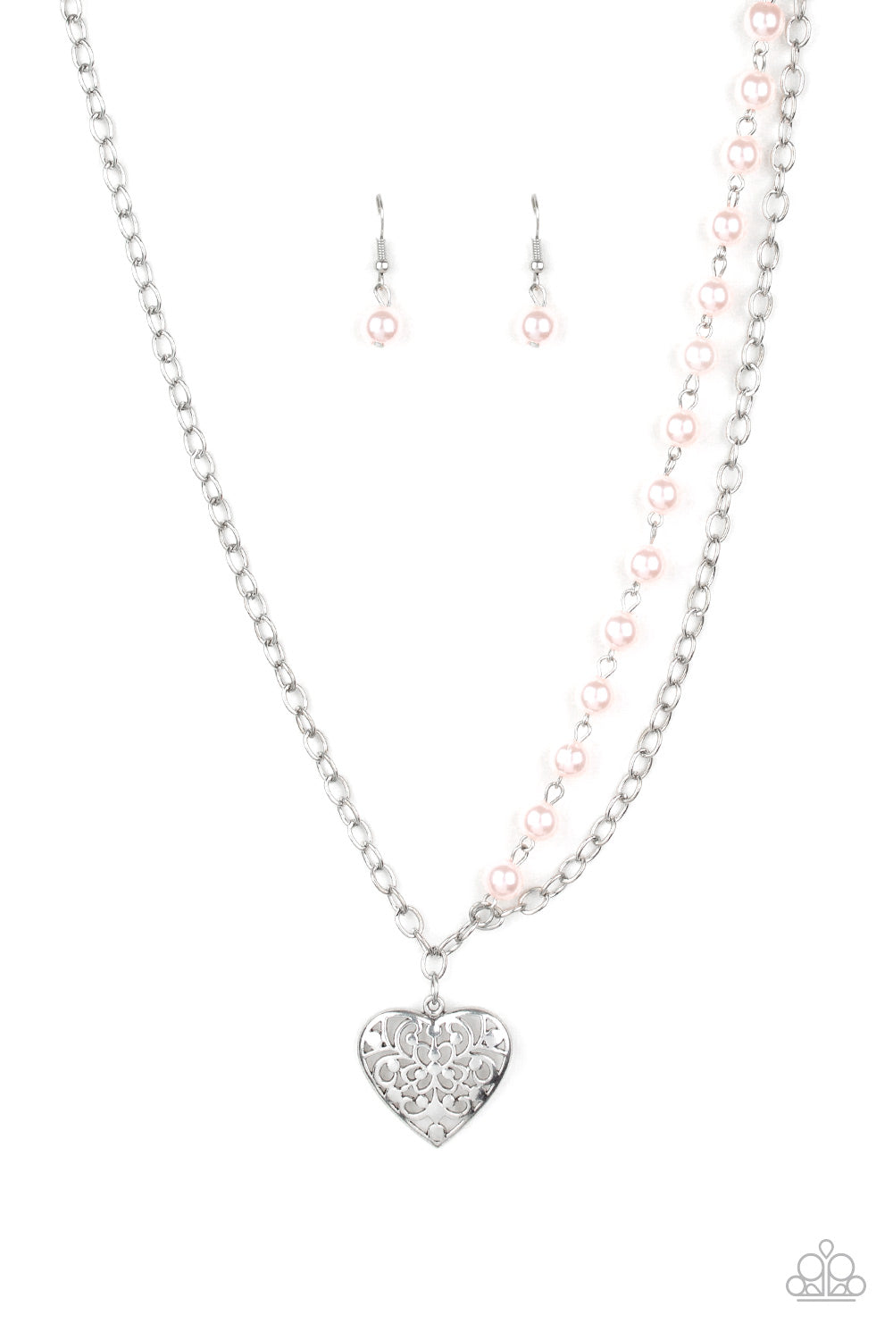 Forever In My Heart - Pink Necklace - Paparazzi