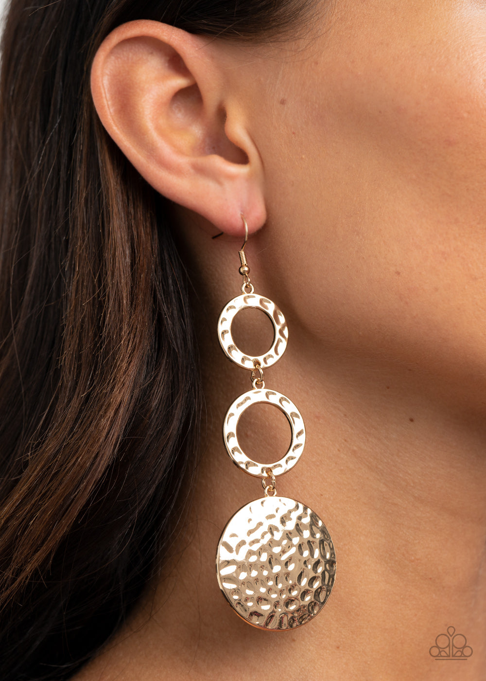 Blooming Baubles Earrings - Gold Paparazzi