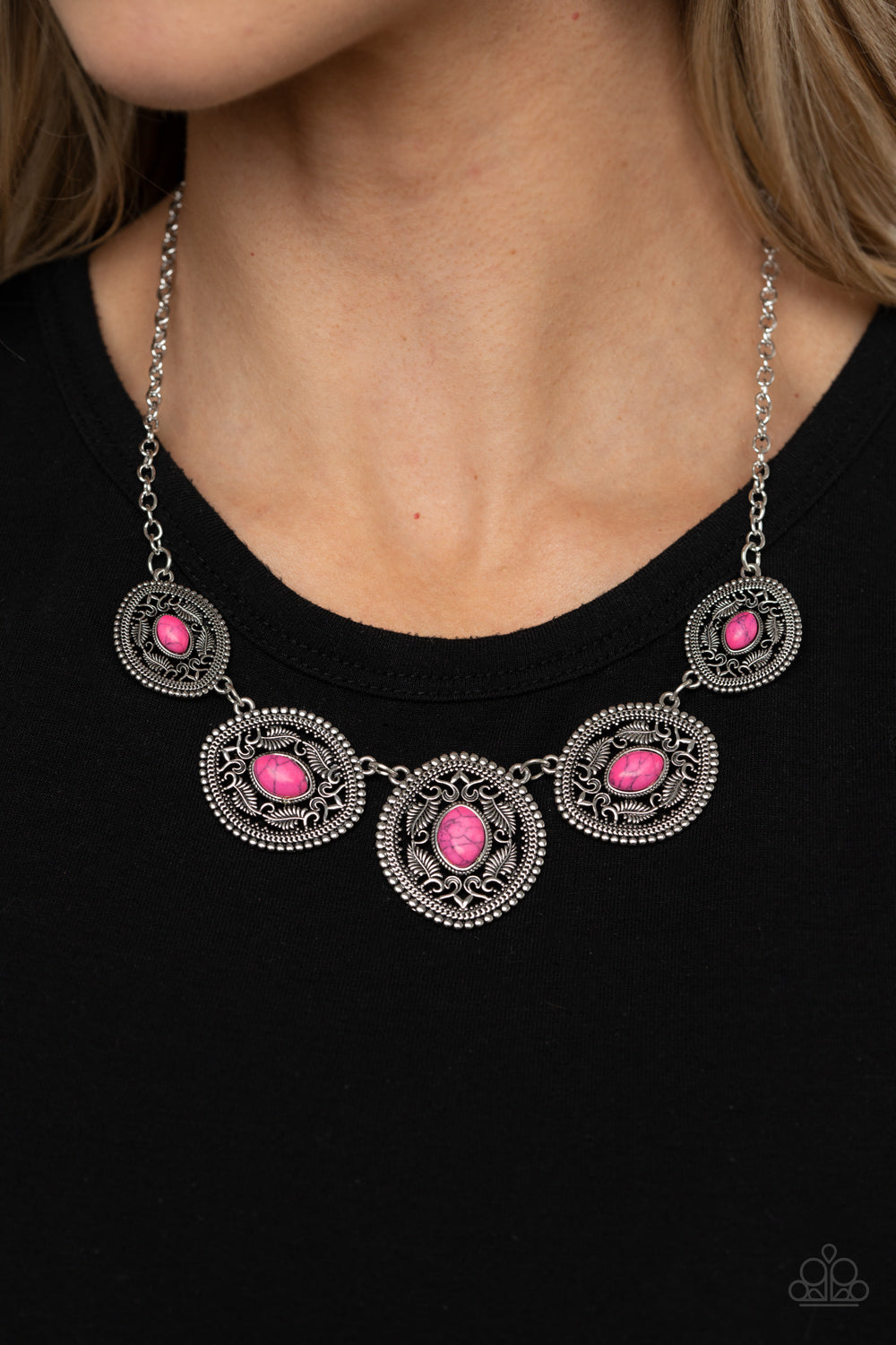 Sold Out - Alter ECO - Pink Necklace