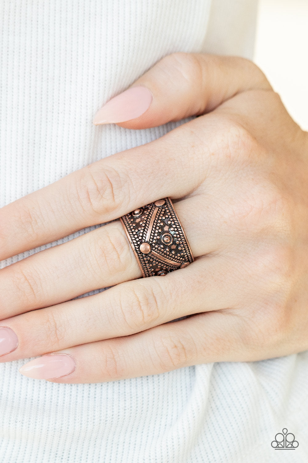 Paparazzi - Primal Patterns - Copper Ring