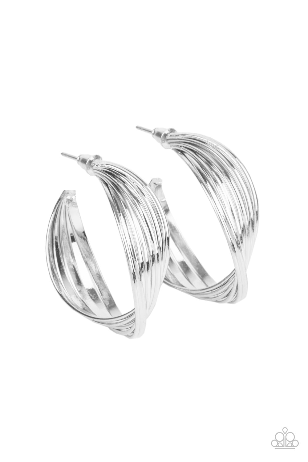 Curves In All The Right Places - Silver Earrings