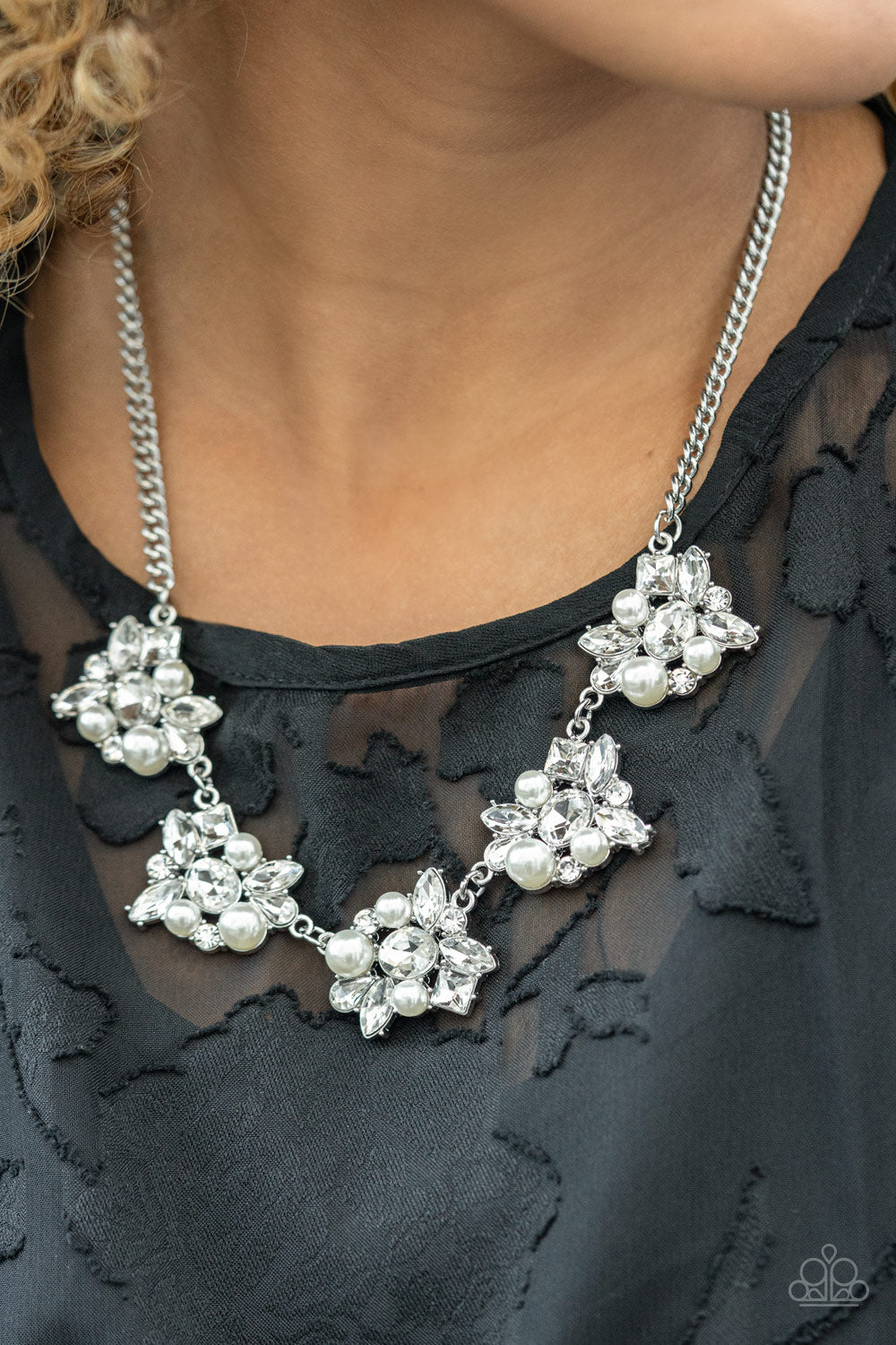 HEIRESS of Them All Necklace - White Bling