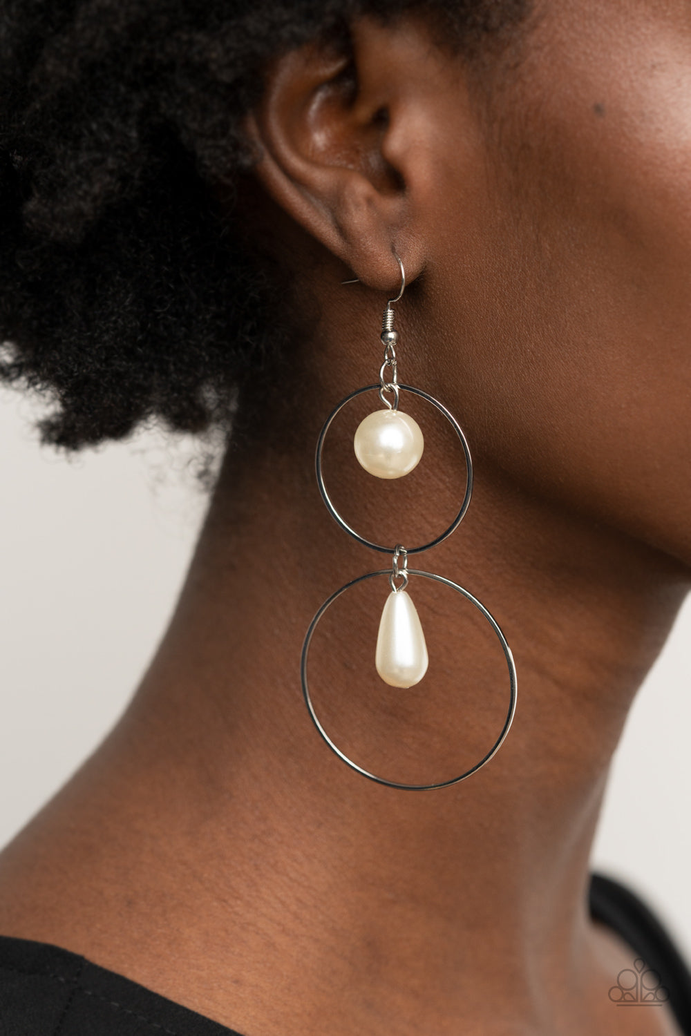 Cultured in Couture Earrings - White