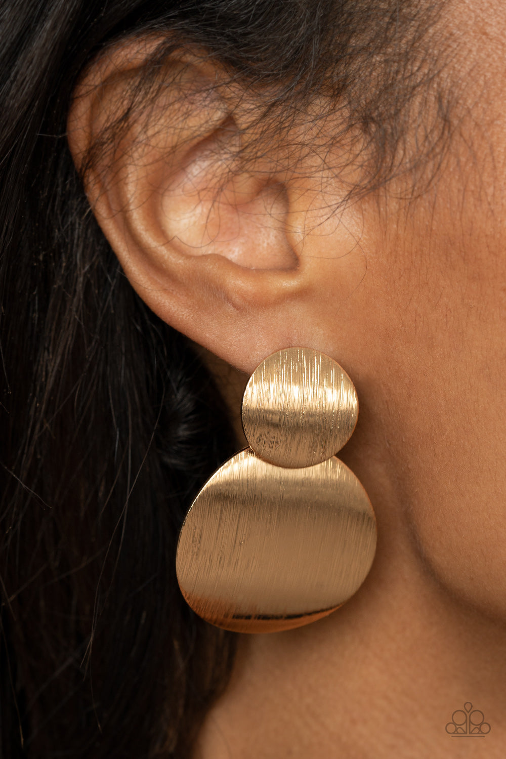 Here Today, GONG Tomorrow - Gold Earrings