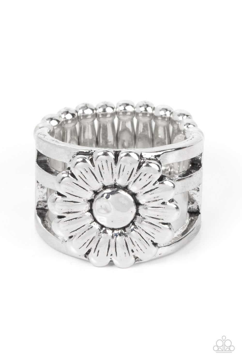 Roadside Daisies - Silver Ring