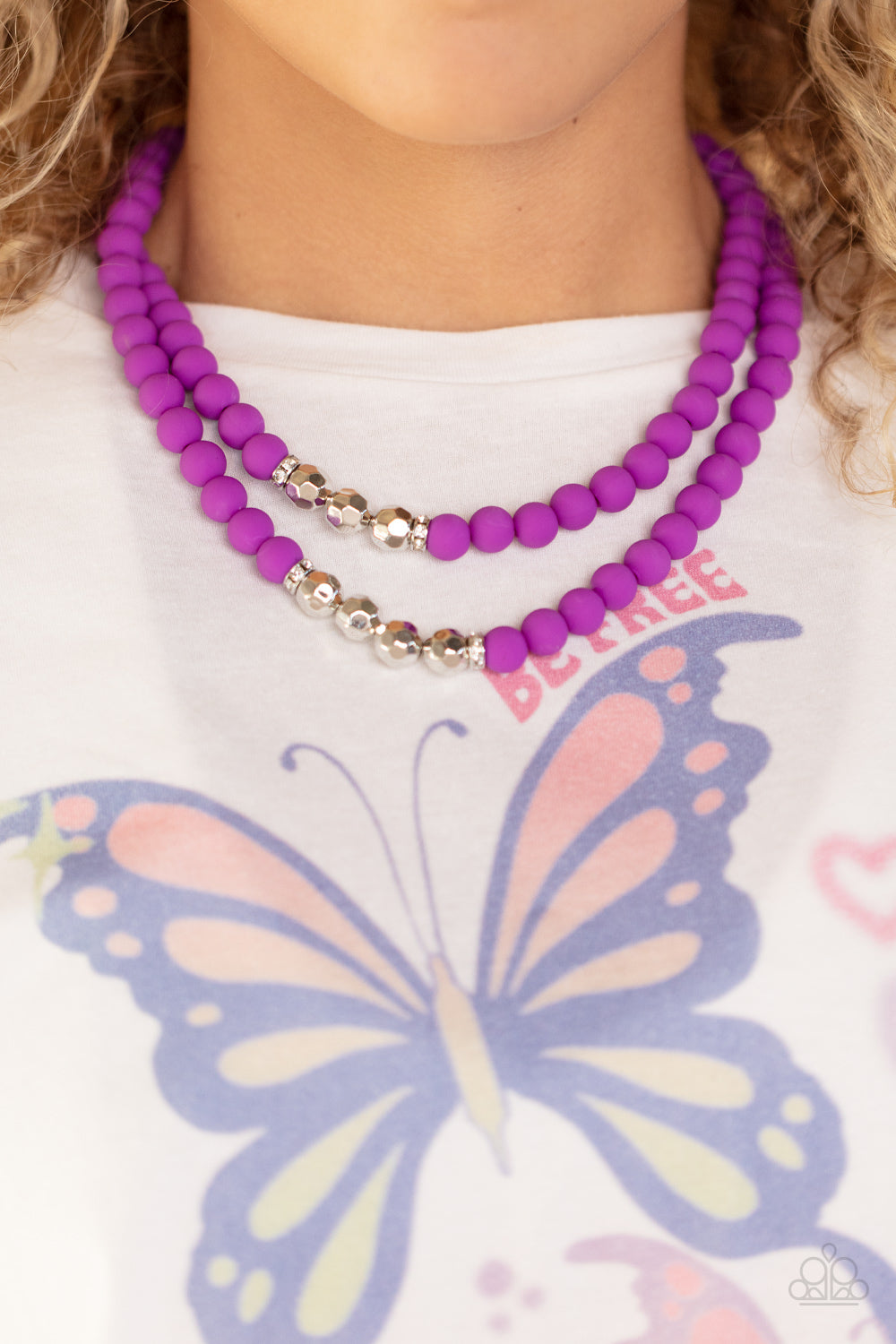 Summer Splash - Purple Necklace