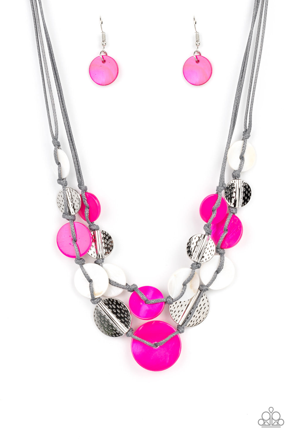 Barefoot Beaches - Pink Necklace