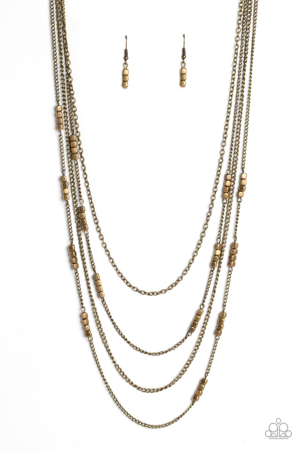 Metallic Monarch - Brass Necklace