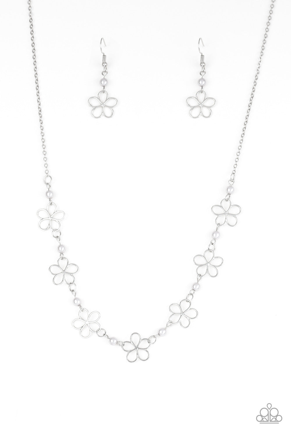 Always Abloom - Silver Necklace