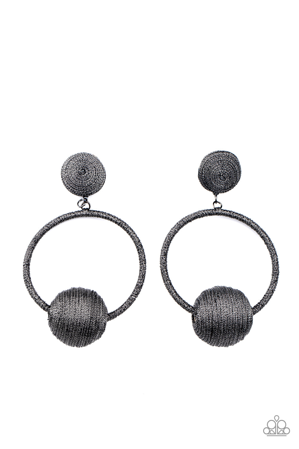 Social Sphere - Black LOP Earrings